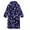 navy star, variant on MGEOY Boys Girls Robe Soft Hooded Flannel Bathrobes for Kids With Silk Eye Sleep Mask