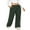 Army Green, variant on Aunavey Womens Parachute Pants Baggy Cargo Pants Elastic Low Waist Wide Leg Y2K Track Pant Trousers