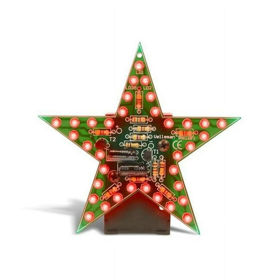 velleman mk169r flashing red led star