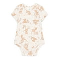 thumbnail image 3 of Disney Baby Wishes + Dreams Character Infant Baby Short Sleeve Bodysuits, 3-Pack, Sizes Newborn-12 Months, 3 of 10