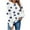 White, variant on ZUKMRJPC Womens Crewneck Sweatshirt Fall Cute Floral Print Lightweight Pullover Long Sleeve Casual Loose Fit Tops Daily Wear