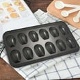 thumbnail image 3 of 4 Packs Non-Stick Madeleine Pot, Baking Mold 12 with Shell Cake Baking Tray Chocolate Non-Stick Baking Tray, 3 of 5