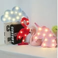 thumbnail image 3 of LINLIN Night Light Kids Lamp, LED Night Light Battery Operated LED Girls Light Sign Decorative Table Lamps for Baby Children Bedroom Party, 3 of 7