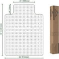 thumbnail image 2 of Wozola Office Chair Mat for Carpet - Computer Desk Chair Mat for Carpeted Floors, Easy Glide Rolling Plastic Floor Mat for Office Chair on Carpet for Work, Home, Gaming with Extended Lip,36"x48", 2 of 7