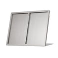 thumbnail image 3 of DYNWAVECA Table Sign Stand, Menu Display Stand,Standing Metal Stainless Steel L Shape Sign Holder Menu Card Holder for Restaurant Store 315x62x221mm, 3 of 8