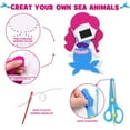 thumbnail image 2 of Jetcloudlive Sea Animals Sewing Kit for Kids Ocean Animals Craft Kit Sewing Stuffed Animals Felt Plush Ornaments Sewing Craft Kit Educational Mermaid DIY Art Craft Kits for Beginners, 2 of 8