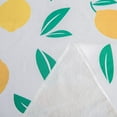 thumbnail image 6 of Vinyl Tablecloth with Flannel Backed Waterproof Oil-Proof PVC Table Cloth Stain-Resistant Wipeable Easy Care Table Cover for Indoor and Outdoor (Lemon Pattern, 60 x 102 Inch Rectangle), 6 of 6