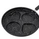 thumbnail image 3 of Mini Sartenes de Hierro para Freír Huevos, Utensilios de Cocina, Sartén Pequeña, Sartén para Tortilla, Sartén para El Hogar, Cocina de Inducción, 4 agujeros Baoblaze Cocinar sartenes para huevos, 3 of 8