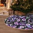 thumbnail image 5 of Sikiie Pink purple rainbow flower butterfly Christmas Tree Skirt, Christmas Tree Decorations, Christmas Decor, Tree Mat Decoration(30-48IN)-36", 5 of 6