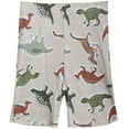 thumbnail image 6 of Mon Petit Baby Boys' Pajama Set - 4 Piece 100% Cotton Sleep Shirt, Tank Top, Lounge Pants, Shorts (12M-4T), 6 of 7