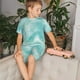 thumbnail image 4 of Balery Blue Marble Conjunto de Pijama Infantil de Manga Corta con Estampado – Ropa de Dormir de Algodón Suave-4X-Large, 4 of 6