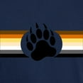 thumbnail image 3 of CafePress - Gay Bear Pride Stripes Bear Paw T Shirt - Men's Classic Graphic Cotton T-Shirt, 3 of 4