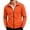 Orange, variant on Cmfcve Men's Zip up Jacket Stand Collar Track Sweatshirt Casual Long Sleeve Athletic Jackets