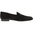 thumbnail image 2 of Sam Edelman Women's Loraine Black Embossed Velvet Loafer 9.5M, 2 of 5