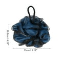thumbnail image 4 of Unique Bargains 1 Pc Bath Shower Loofah Sponge Body Puffs for Bathroom Shower 4.13"x5.12" Blue, 4 of 6