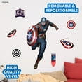 thumbnail image 2 of Wall Palz Marvel Captain America Wall Decals - 24" Avengers Removable Vinyl Stickers for Kids Bedroom Playroom Bathroom - Peel and Stick Room Décor, 2 of 7