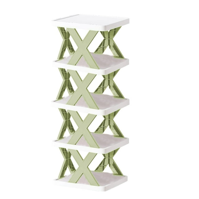 Shoe Storage Cabinet Plastic Multi-Layer Shelves and Small Shoe Cabinets for Household Space Saving Small Storage Cabinet