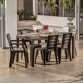 thumbnail image 2 of Inval Baru 6-Seat Patio Dining Set in Mocha, 2 of 20