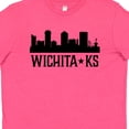 thumbnail image 4 of Inktastic Wichita Kansas City Skyline Youth T-Shirt, 4 of 5