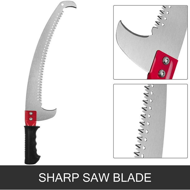 VEVOR Telescopic Pole Saw 6 18 Foot Landscaping Pole Saw w 2 Foot Saw Blade