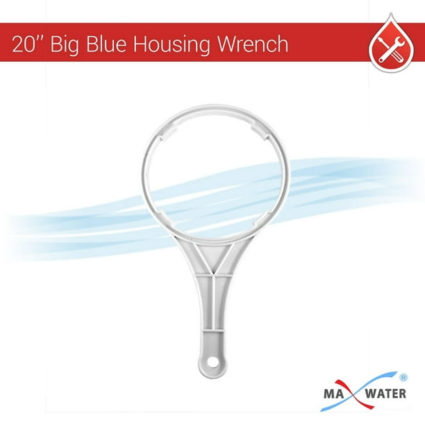 Max Water 3-stage 20x 4.5 Clear Whole House Big Blue Water