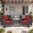 thumbnail image 3 of Jentlehouse 22''×24''×6'' Outdoor Deep Seat Cushions Set of 2,Water,UV & Fade Resistant High-Resilience Chair Cushion for Patio Furniture Chair Couch, 3 of 11