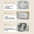 thumbnail image 4 of Portable Washing Machine, Rechargeable Automatic Underwear Washing Machine Portable Underwear Washer for Towels Socks Baby Clothes And Other Small Clothes, 4 of 7