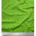thumbnail image 1 of Soimoi Tissu Crêpe Polyester à Pois et Insectes Imprimé au Mètre 42 Pouces de Large, 1 of 3