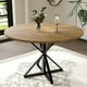 thumbnail image 1 of Yeshouse Mesa de comedor redonda para 4 personas, mesa de comedor de 119 cm (47"), mesa circular, mesa de comedor con base de metal resistente, mesa de cocina redonda para comedor (solo la mesa), 1 of 8