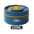 thumbnail image 2 of 3X Food Warm Lunch Container,Stainless Steel Thermal Lunch Container Portable Thermal Bento Box Food Container Blue A, 2 of 3