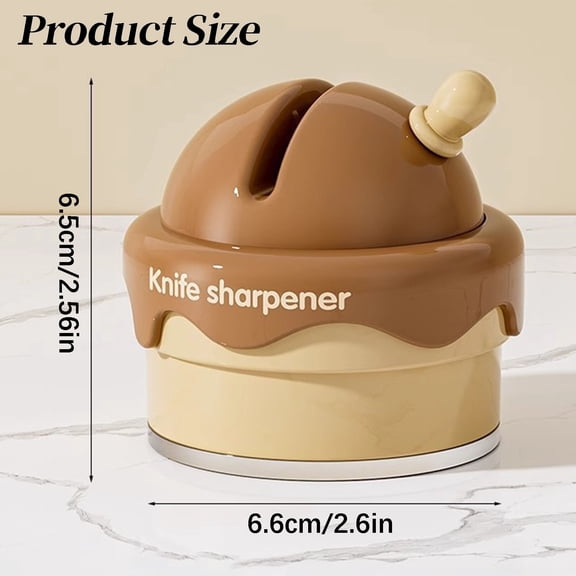Portable Suction Cup Whetstone Ice Grinding Stone for Cutter Utility Knife Scissors Shears Sharpener Home Kitchen