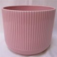 thumbnail image 1 of Pink Ribbed Planter, 1 of 1