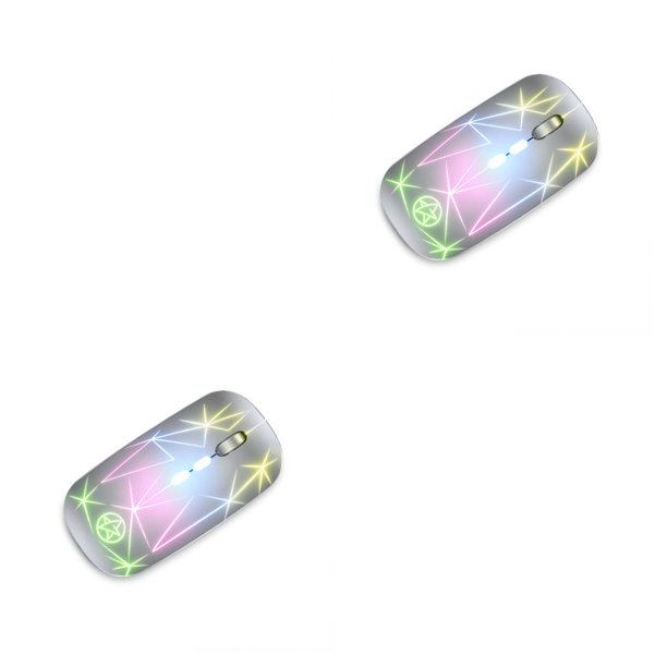Ratón inalámbrico para juegos Matsuzay 2.4 GHz 10 m 1000/1200/1600 DPI 500 mAh 7 colores