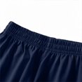 thumbnail image 6 of Wlynlyn Kids Jogger Pants Elastic Waist Cuffed Ankle Casual Soft Lightweight Trousers Multi Colors(10-11 Years,Navy), 6 of 7