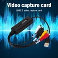 thumbnail image 1 of Tarjeta de captura de video USB 2.0 Adaptador convertidor AV S RCA para DV / Hi8 / VHS TV DVD, 1 of 9
