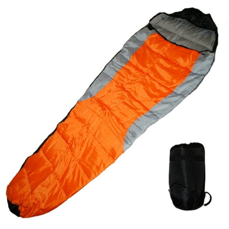 - Shop4Omni Adult Mummy Type Camping Sleeping Bag with Carrying Case