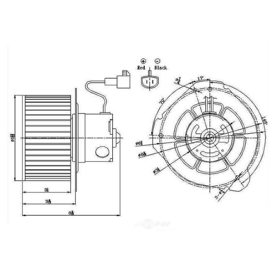 HVAC Blower Motor