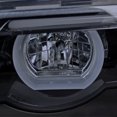 thumbnail image 6 of Spec-D Tuning Glossy Black Smoke Dual Halo LED Projector Headlights Compatible with 1995-2001 BMW E38 7-Series, Left + Right Pair Headlamps Assembly, 6 of 7