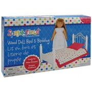Springfield Collection Wood Bed-White 20"X10.5"X11", Pk 1