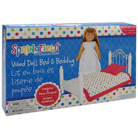 Springfield Collection Wood Bed-White 20"X10.5"X11", Pk 1