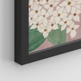 thumbnail image 5 of PixonSign Framed Canvas Print Wall Art Set - Blush Pink Pastel Wildflower Floral Posters - Set of 6 Vintage Retro Antique Mixed Media Country Cultural Art Wall Décor - 11"x14"x6 Black, 5 of 5