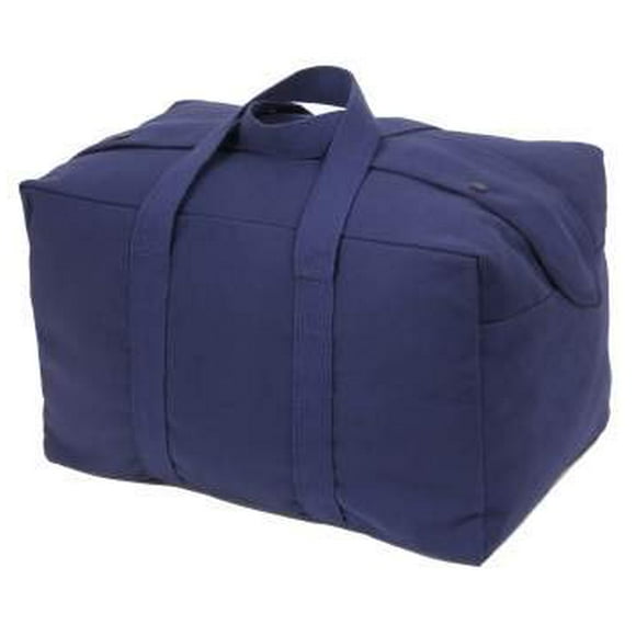 Rothco Canvas Small Parachute Cargo Bag, Navy Blue