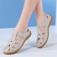 thumbnail image 3 of Women's hook and loop fastener casual shoes Soft sole beach shoes with foot arch pad, 3 of 7
