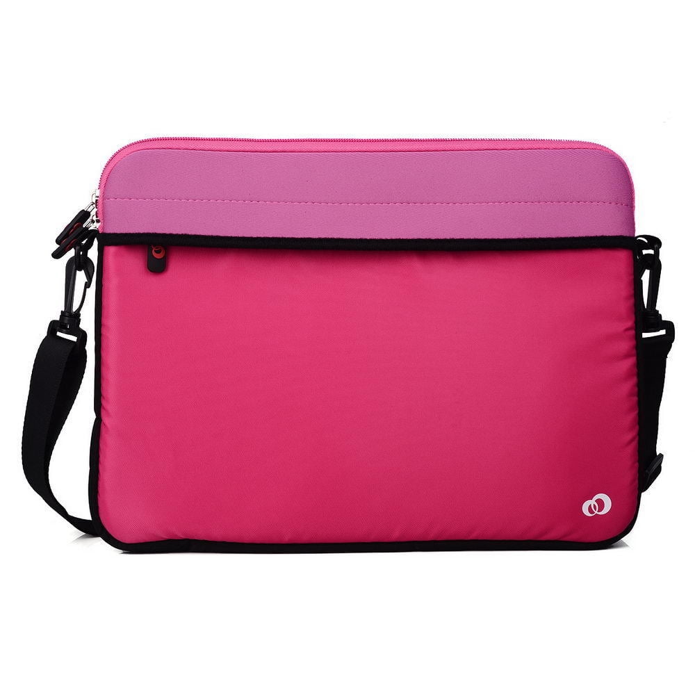 Neopene Removable Shoulder Strap Notebook Laptop Tablet Sleeve Messenger Bag 