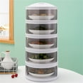 thumbnail image 5 of Insulated Food Cover Multilayer Heat Preservation Warm Intimate Effective Isolation Stackable Dish Cover5 Layers, 5 of 5