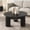 Black, variant on SAFAVIEH Couture Calhoun Contemporary Round Mango Wood Coffee Table, White Wash