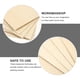 thumbnail image 3 of EeaseMX 5 piezas de madera contrachapada de tilo, suministros de pirograbado para bricolaje, piezas de madera sin terminar, artesanía, 3 of 7