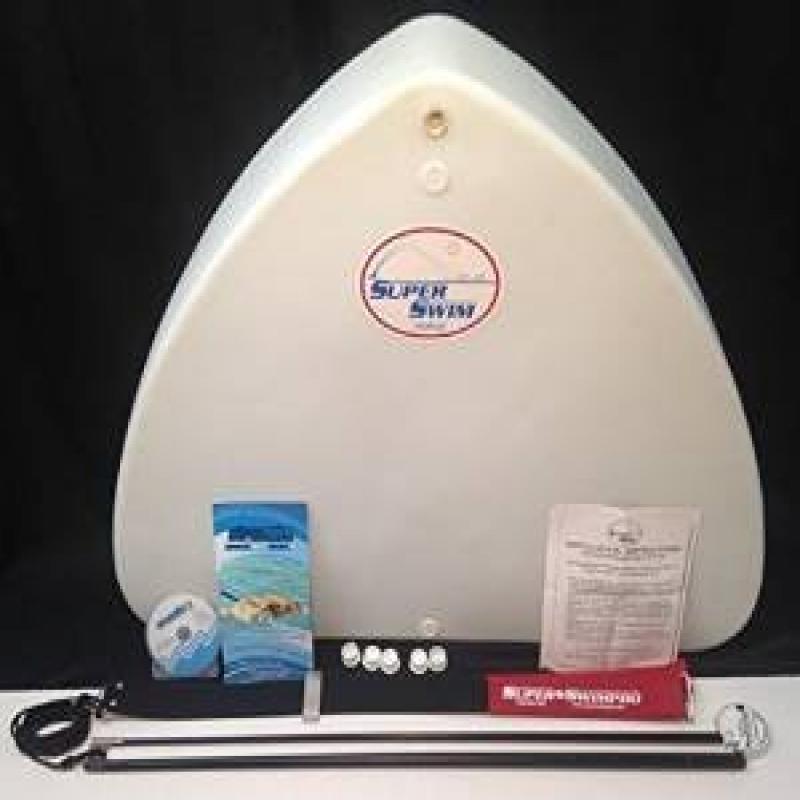 Super Swim 91193 Two Part Pole Storable Water Tank Base Swimming Tether System