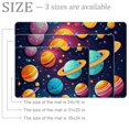 thumbnail image 2 of Colorful Planets Solar System Space with Stars Pattern Entryway Rug, 2x3 Area Rug Indoor Door Mat Non-slip Washable Floor Carpet Rug for Bedroom Office Dining Room Bathroom, 2 of 7