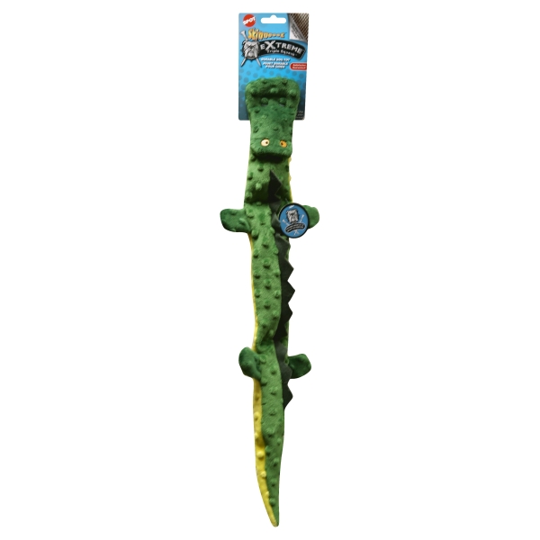 Spot Skinneeez Extreme Hundespielzeug (2er Pack) – 63,5 Cm Krokodil, Füllungsfrei, Mit 3 Quietschern